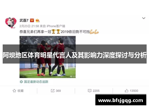 阿坝地区体育明星代言人及其影响力深度探讨与分析