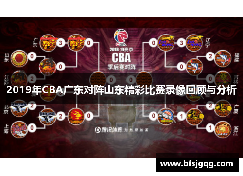 2019年CBA广东对阵山东精彩比赛录像回顾与分析